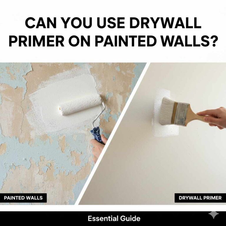 Can You Use Drywall Primer On Painted Walls