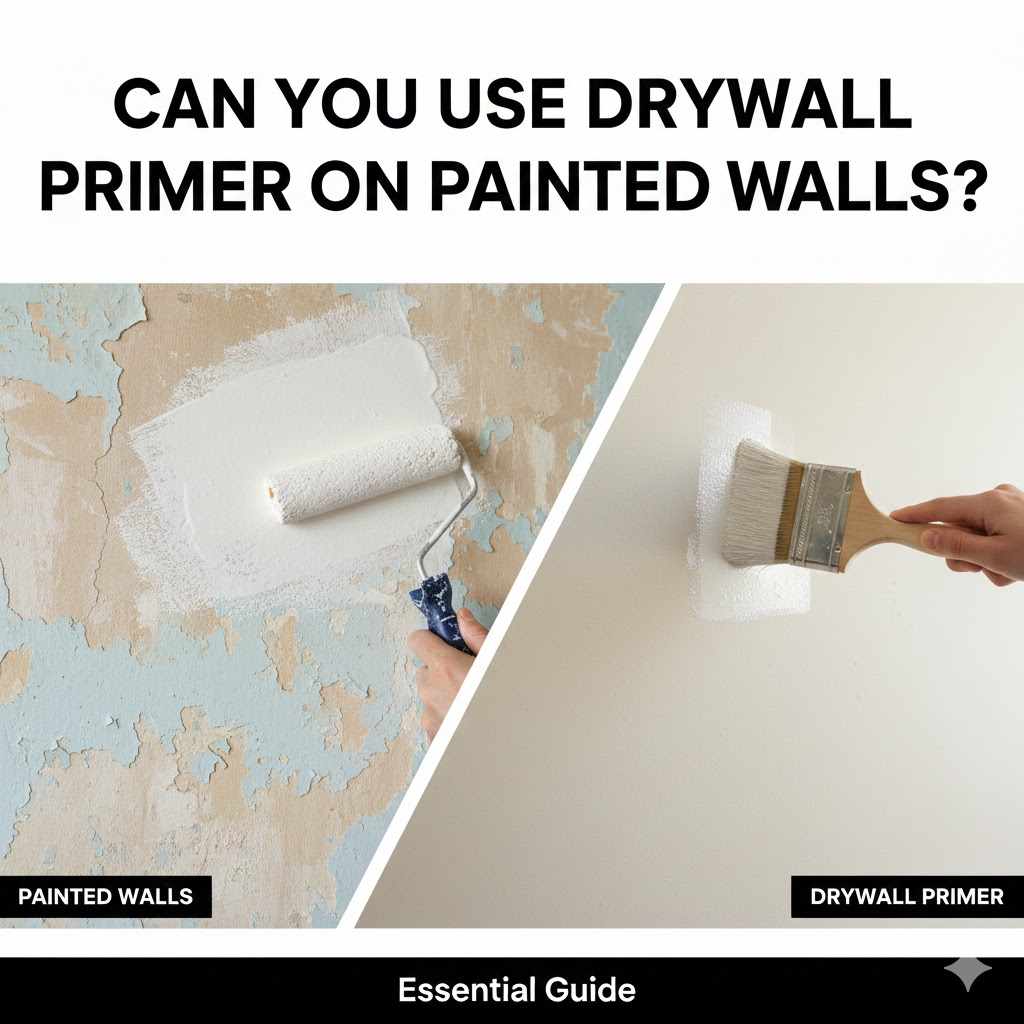 Can You Use Drywall Primer On Painted Walls