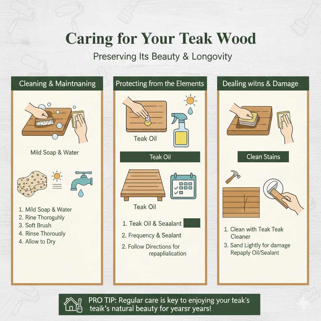 Caring for Your Teak Wood