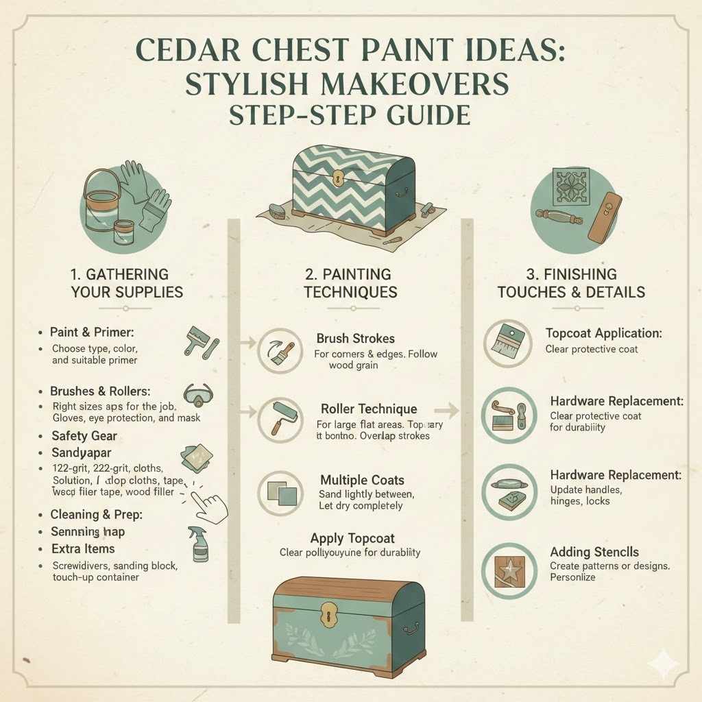 Cedar Chest Paint Ideas