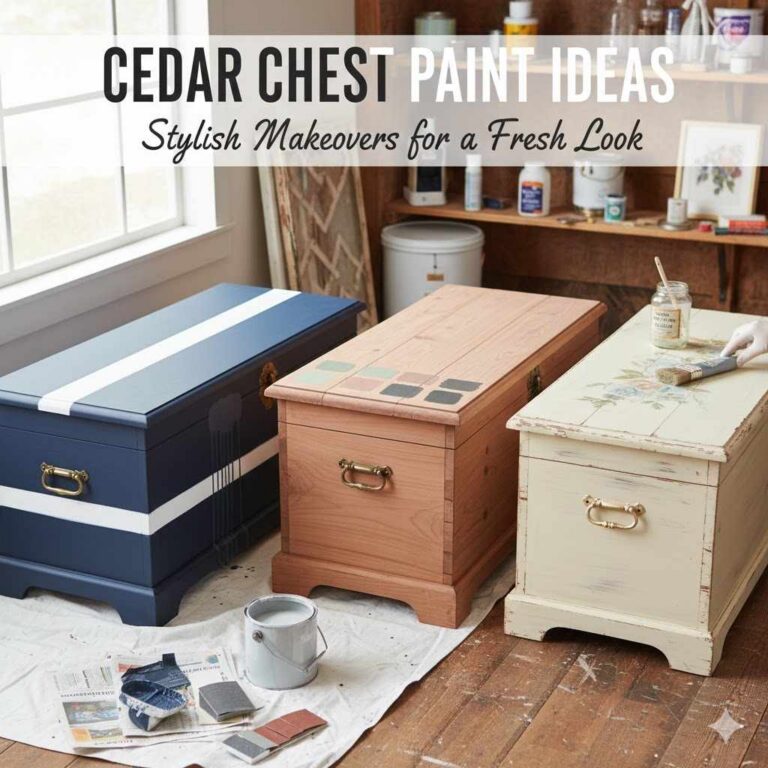 Cedar Chest Paint Ideas