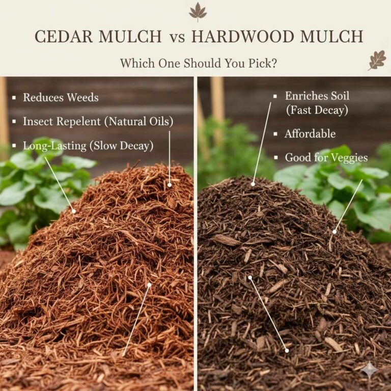 Cedar Mulch vs Hardwood Mulch