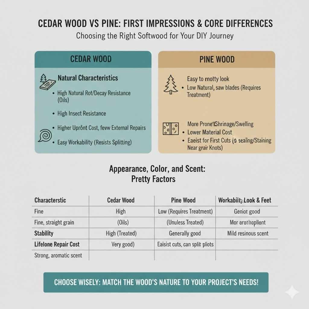 Cedar Wood vs Pine