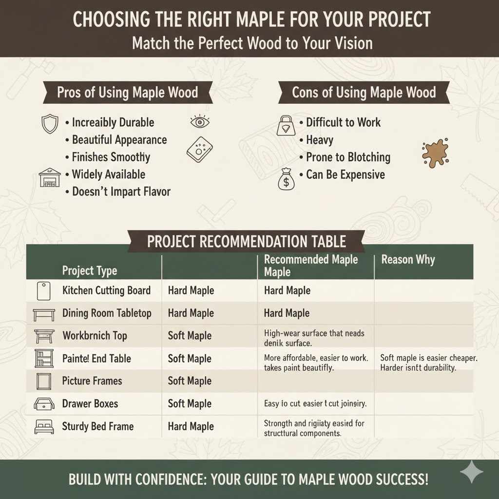 Choosing the Right Maple for Your Project