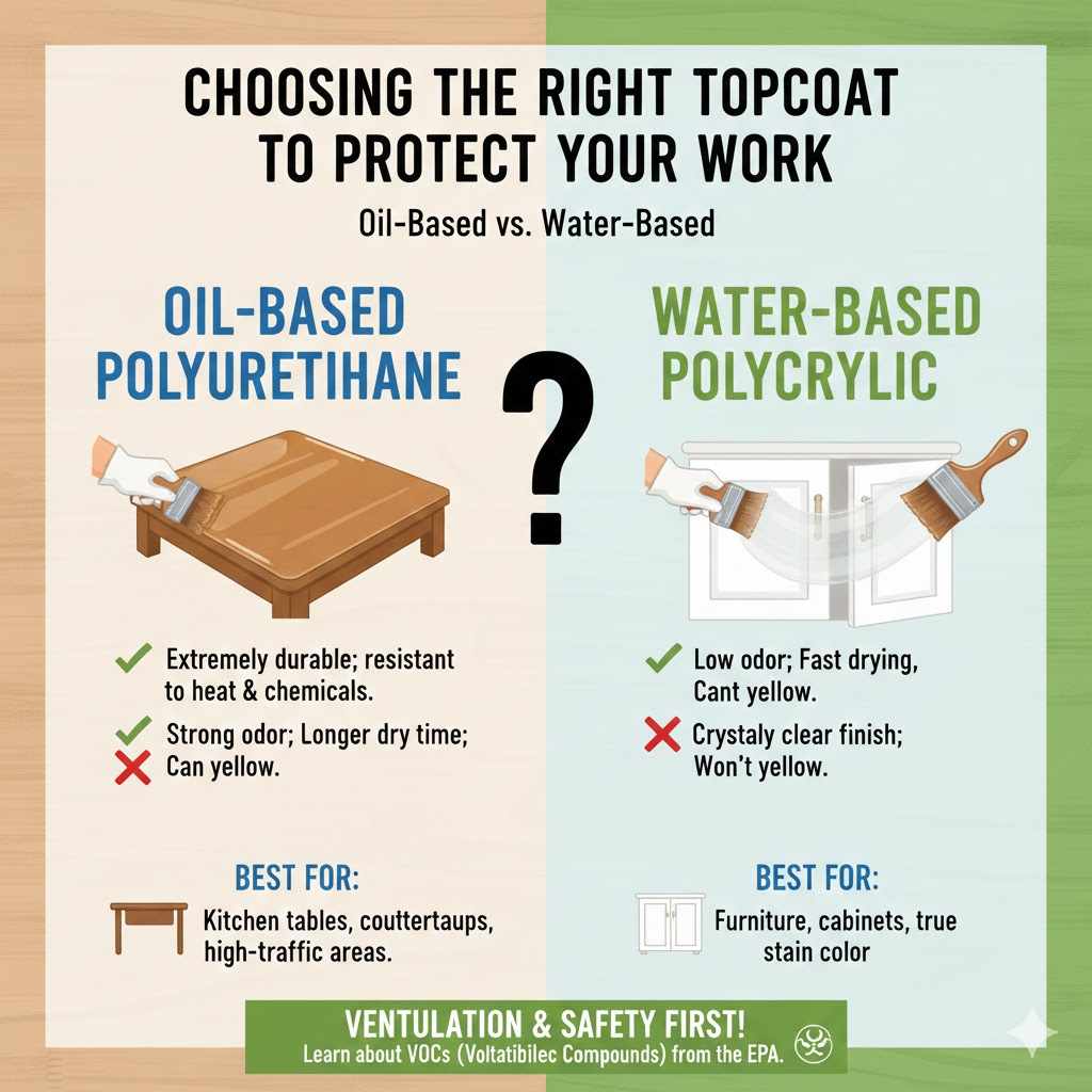 Choosing the Right Topcoat to Protect Your Work