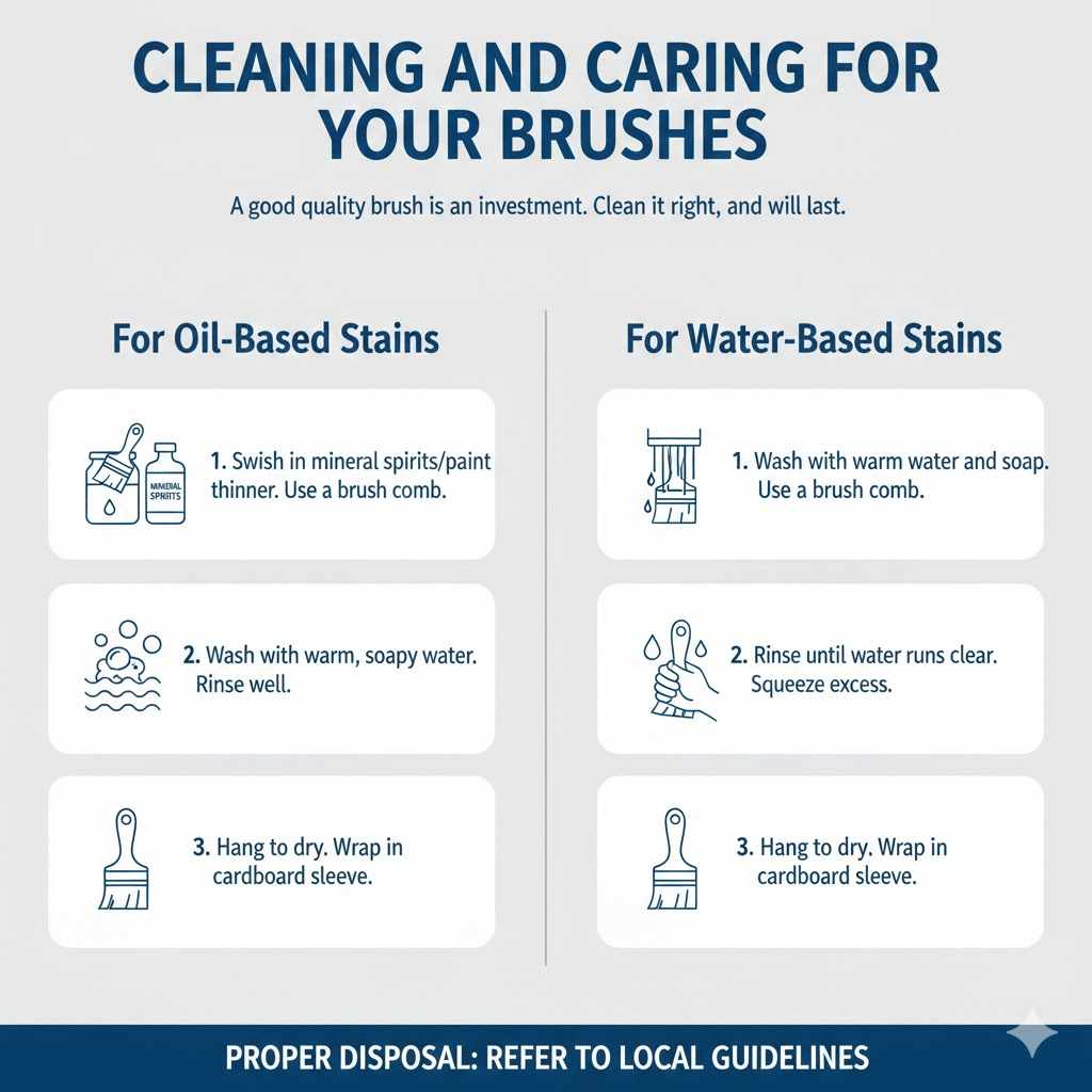 Cleaning and Caring For Your Brushes