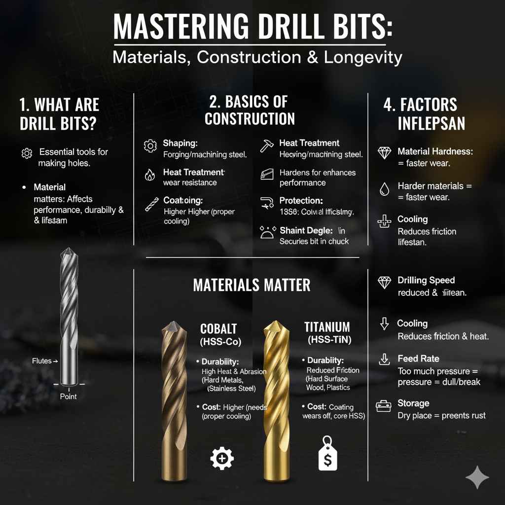 What Are Drill Bits and Why Do Materials Matter