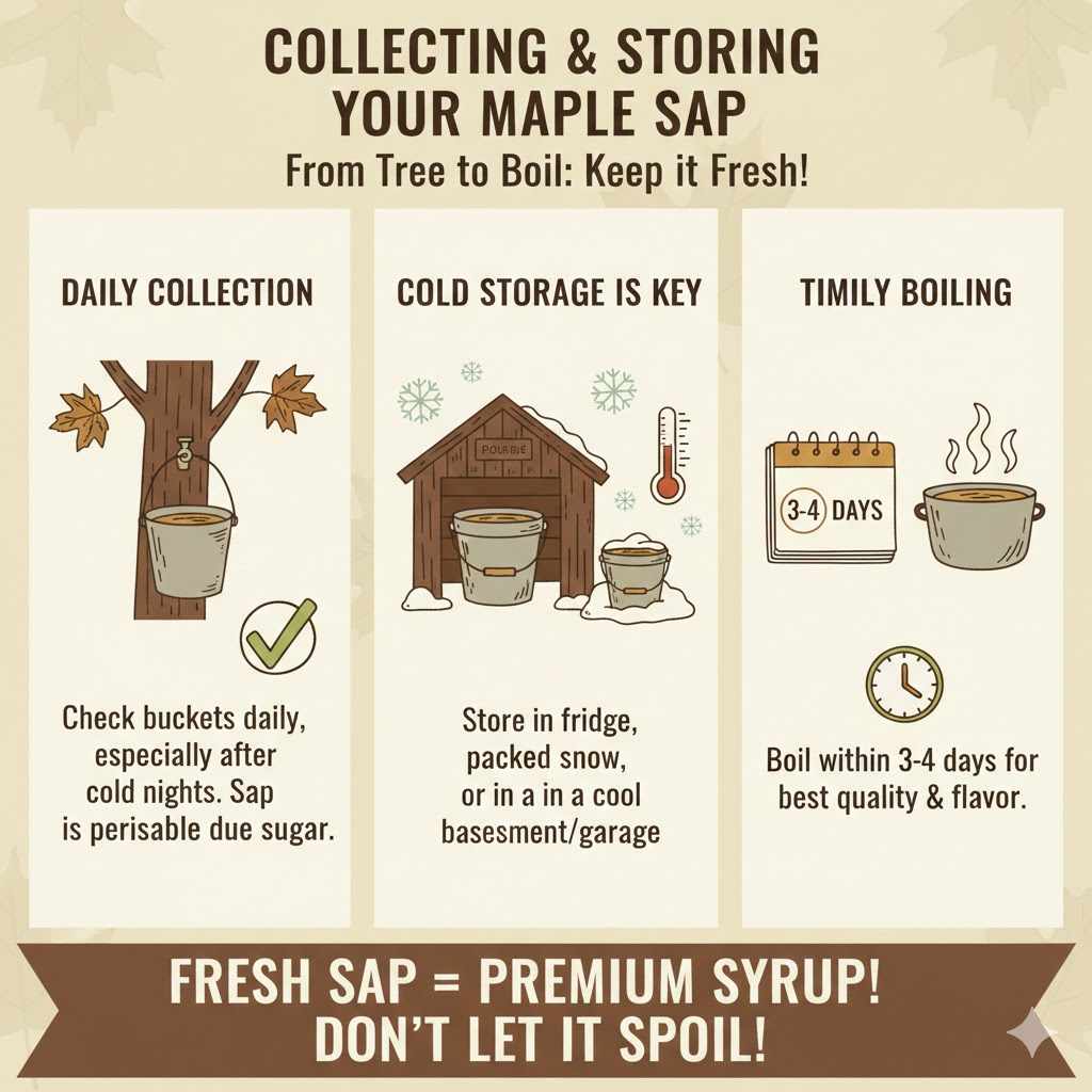 Collecting and Storing Your Sap