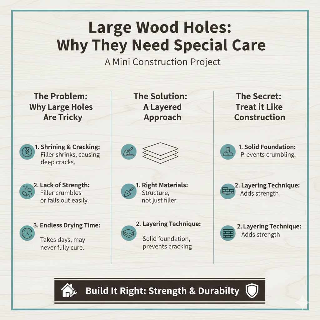 Why Large Holes Need Special Care
