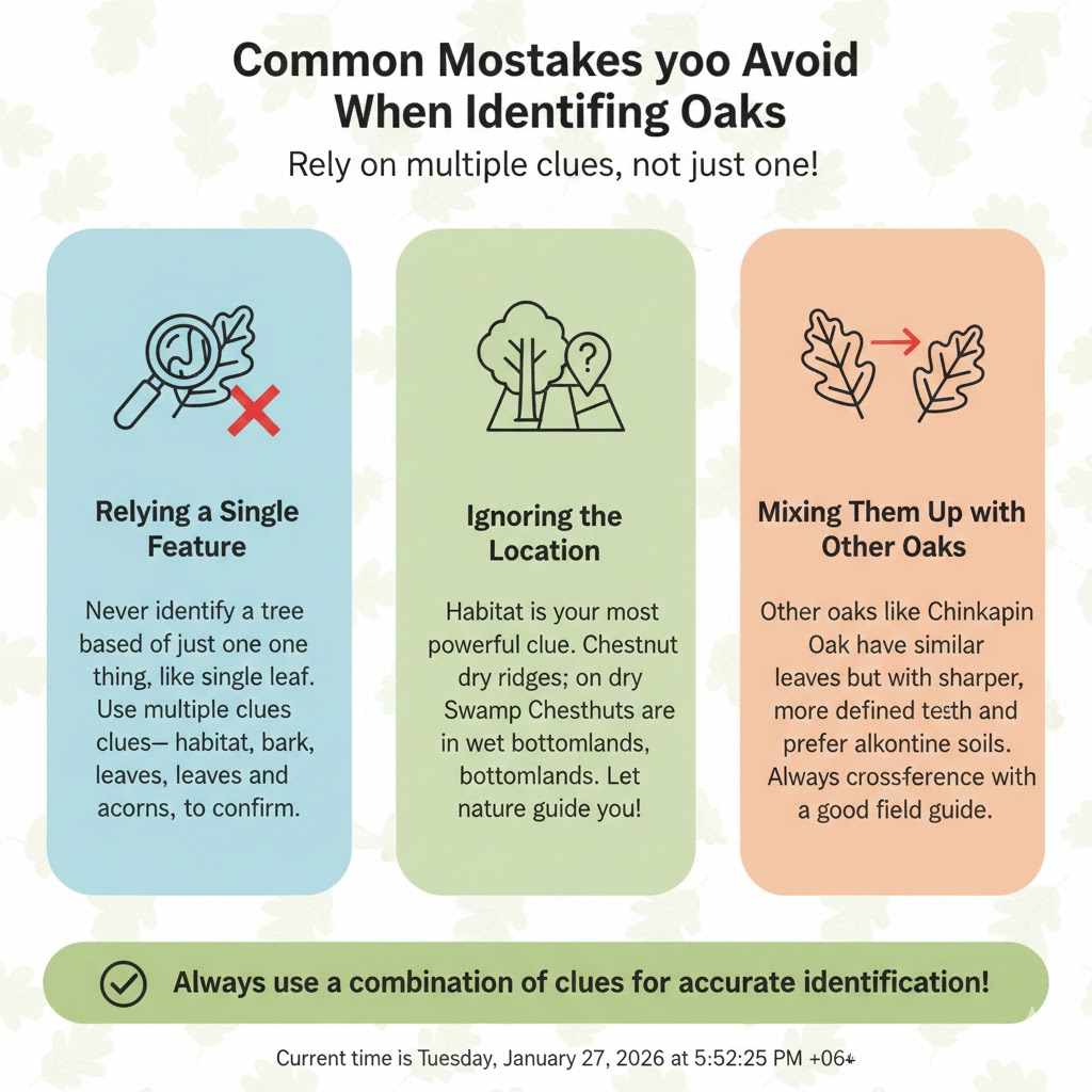 Common Mistakes to Avoid When Identifying Oaks