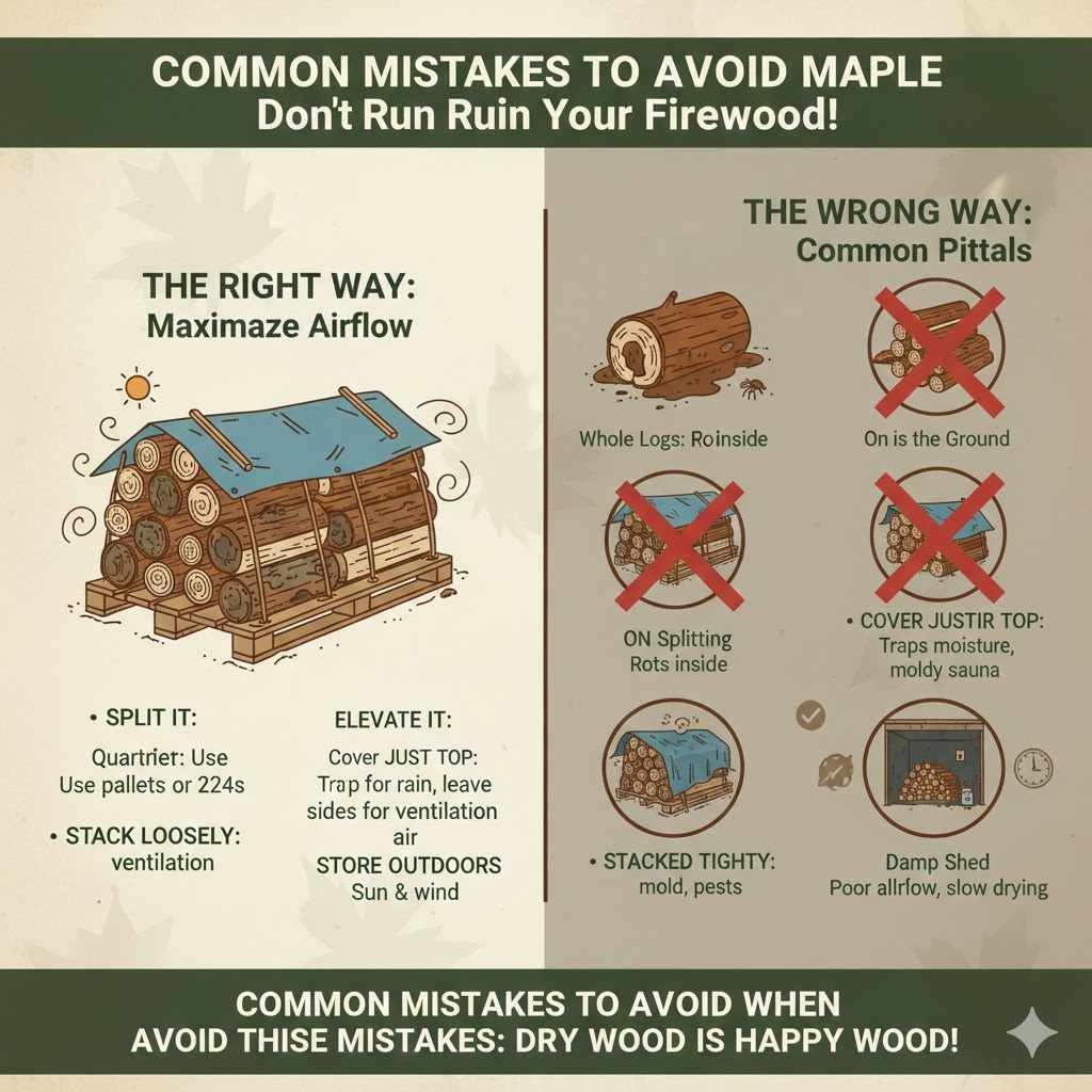 Common Mistakes to Avoid When Seasoning Maple