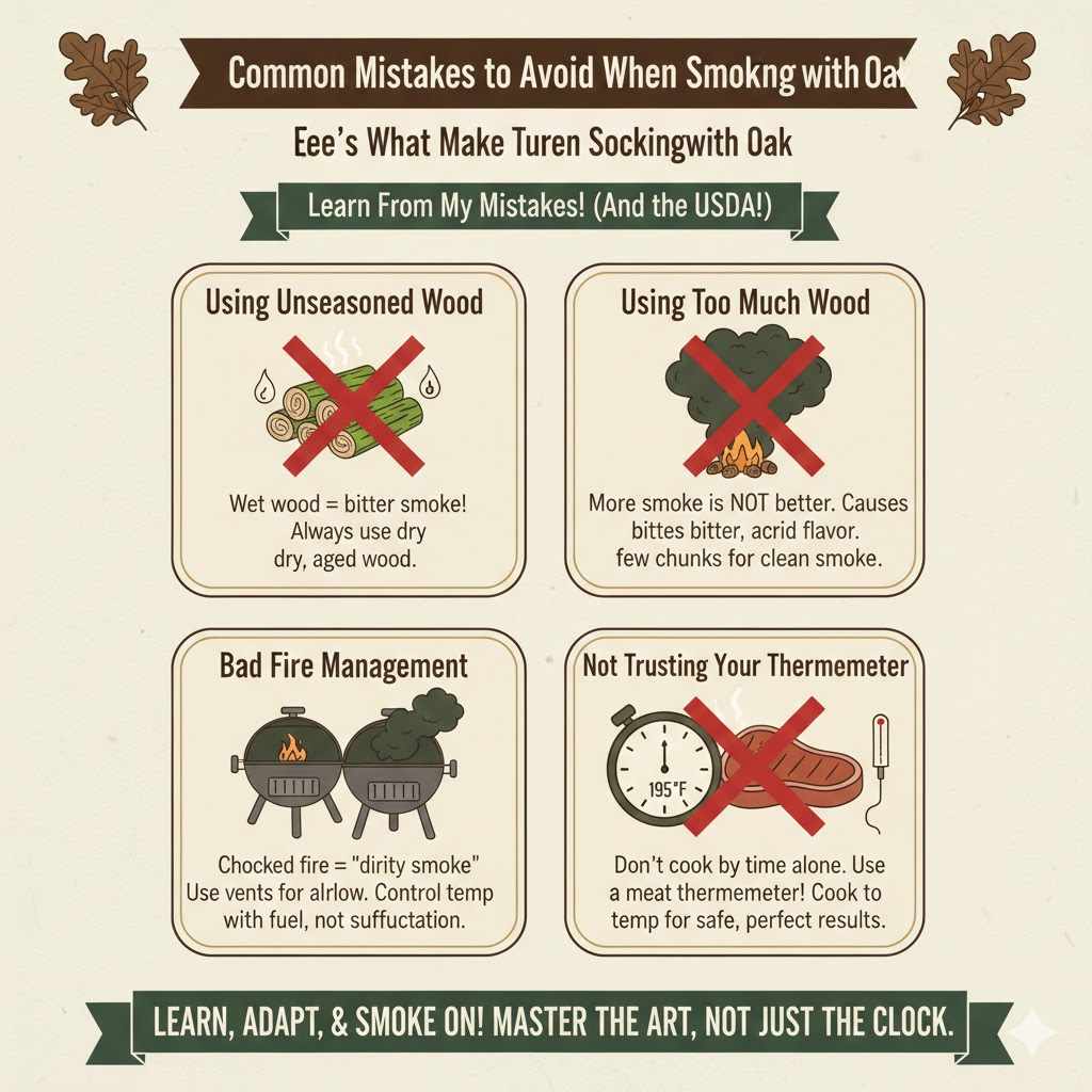 Common Mistakes to Avoid When Smoking with Oak