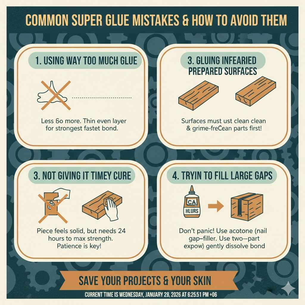 Common Super Glue Mistakes and How to Avoid Them