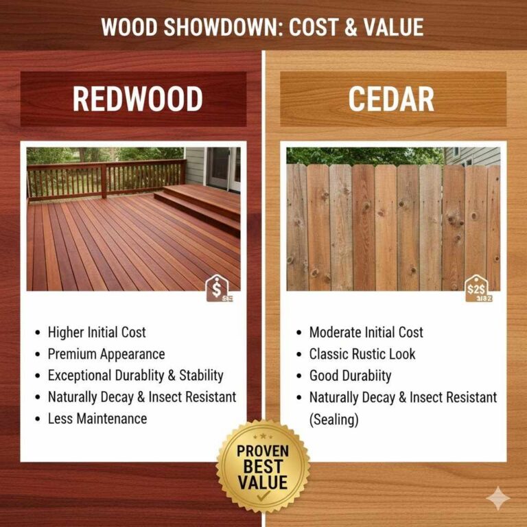 Cost Of Redwood Vs Cedar