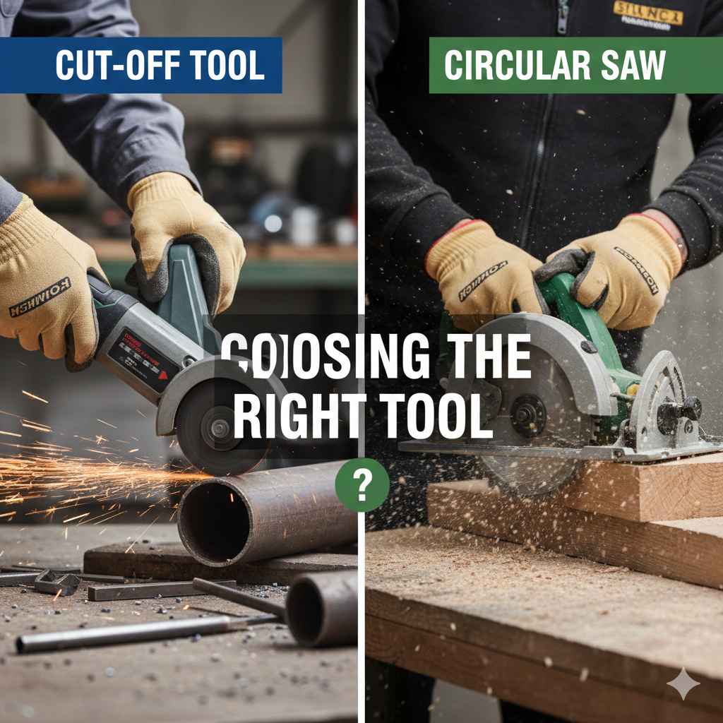 Cut Off Tool Versus Circular Saw