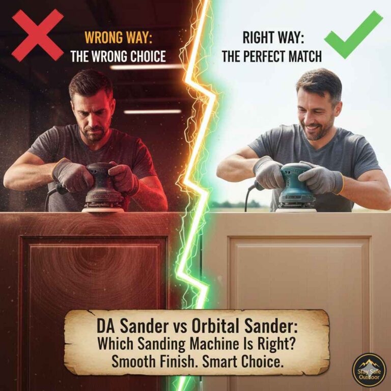 DA Sander vs Orbital Sander