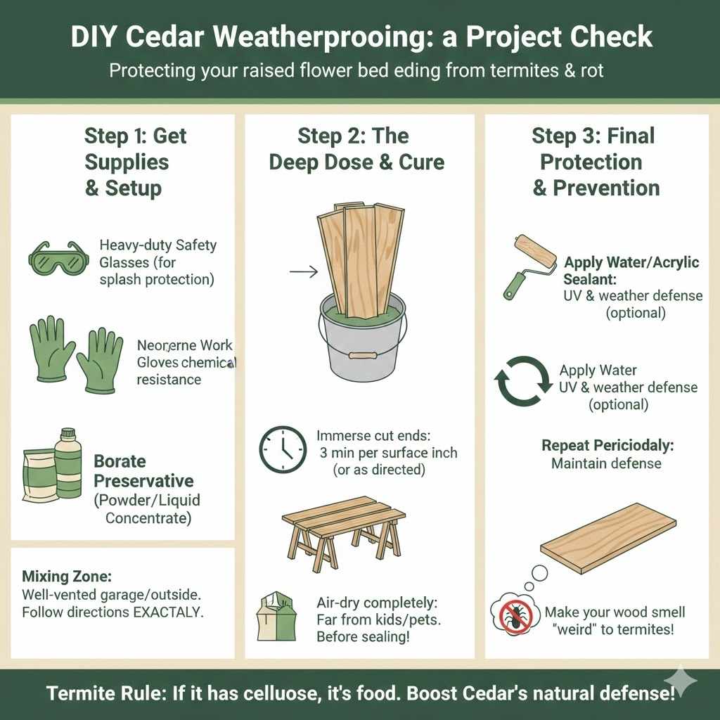 DIY Cedar Weatherproofing