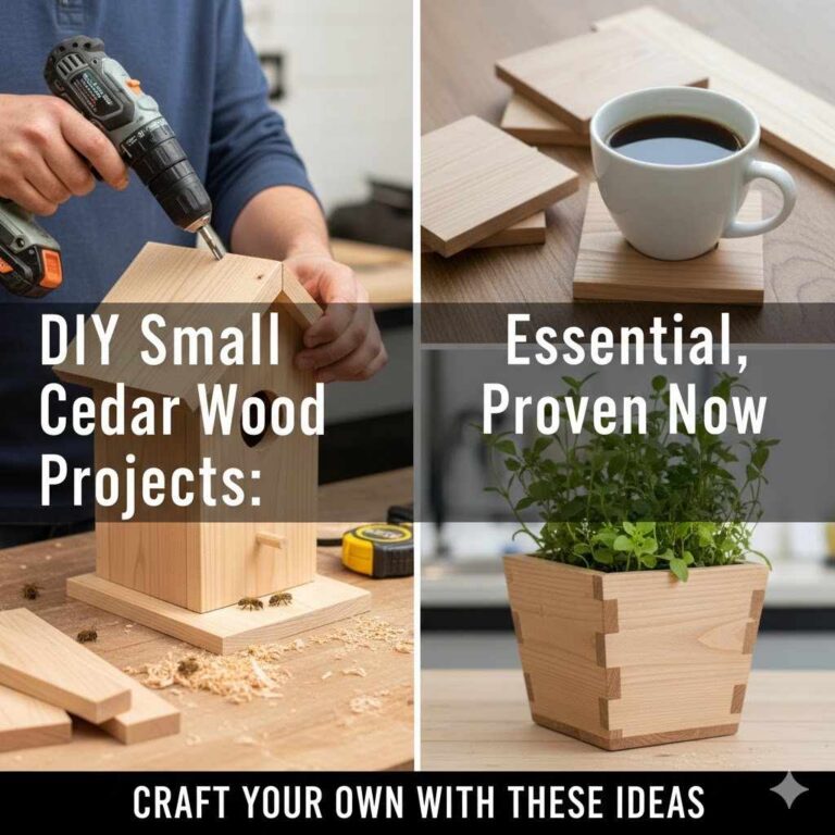 DIY Small Cedar Wood Projects