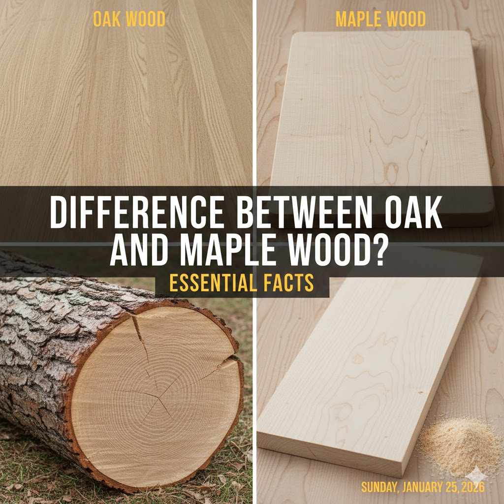 Difference Between Oak And Maple Wood