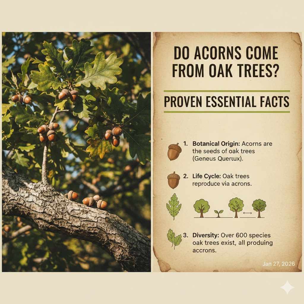 Do Acorns Come From Oak Trees