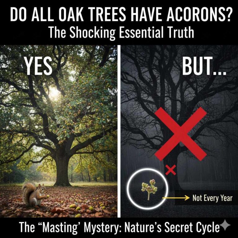 Do All Oak Trees Have Acorns