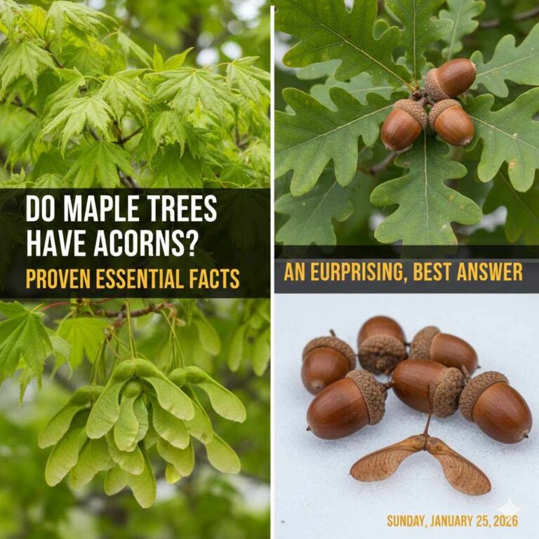 Do Maple Trees Have Acorns