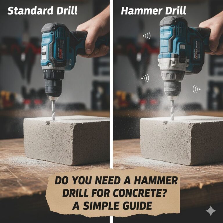 Do You Need a Hammer Drill for Concrete? A Simple Guide
