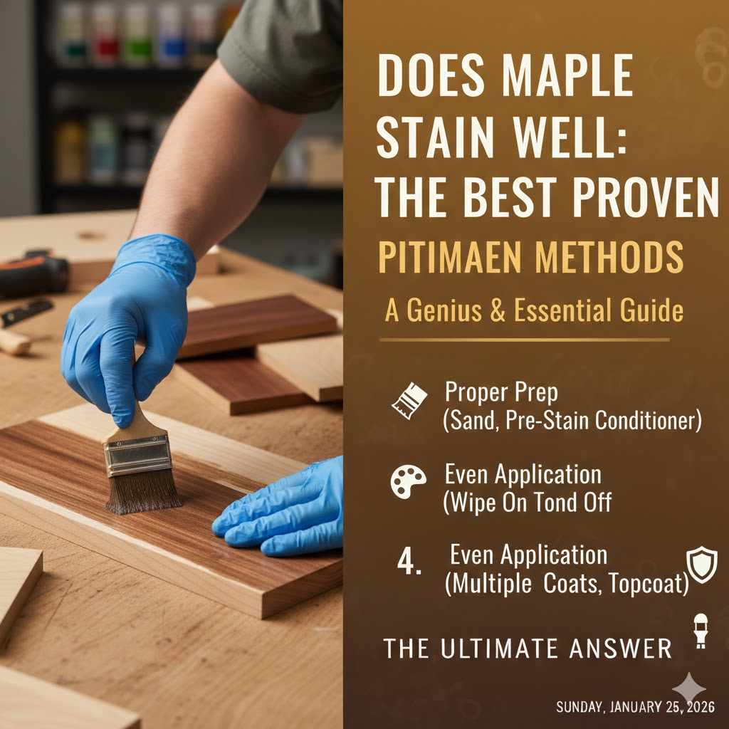 Does Maple Stain Well