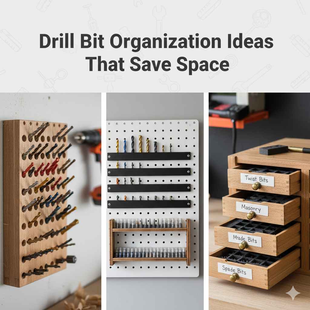 Drill Bit Organization Ideas That Save Space