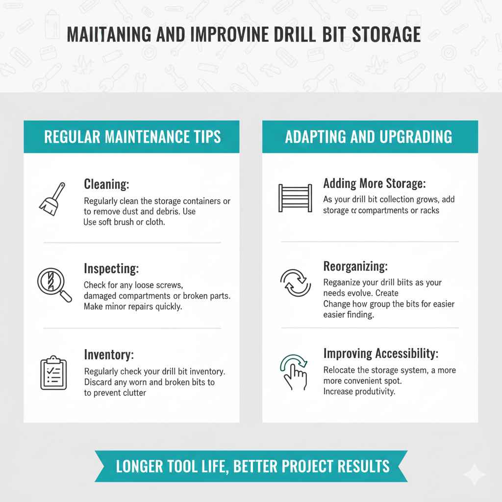 Maintaining and Improving Drill Bit Storage
