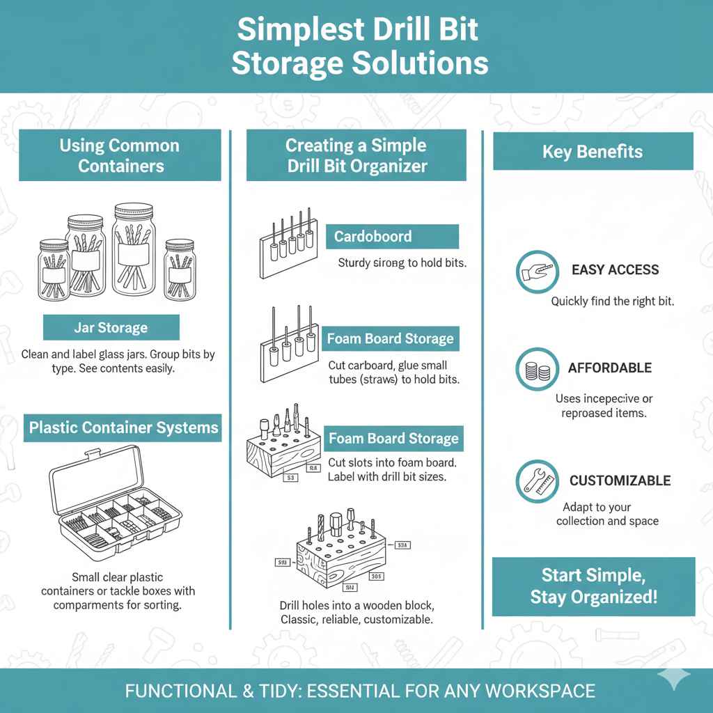 Simplest Drill Bit Storage Solutions