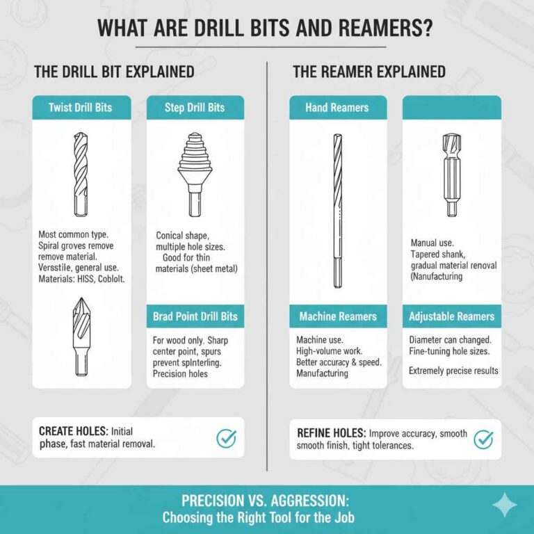 Drill Bit vs Reamer: Knowing When to Choose Each Tool