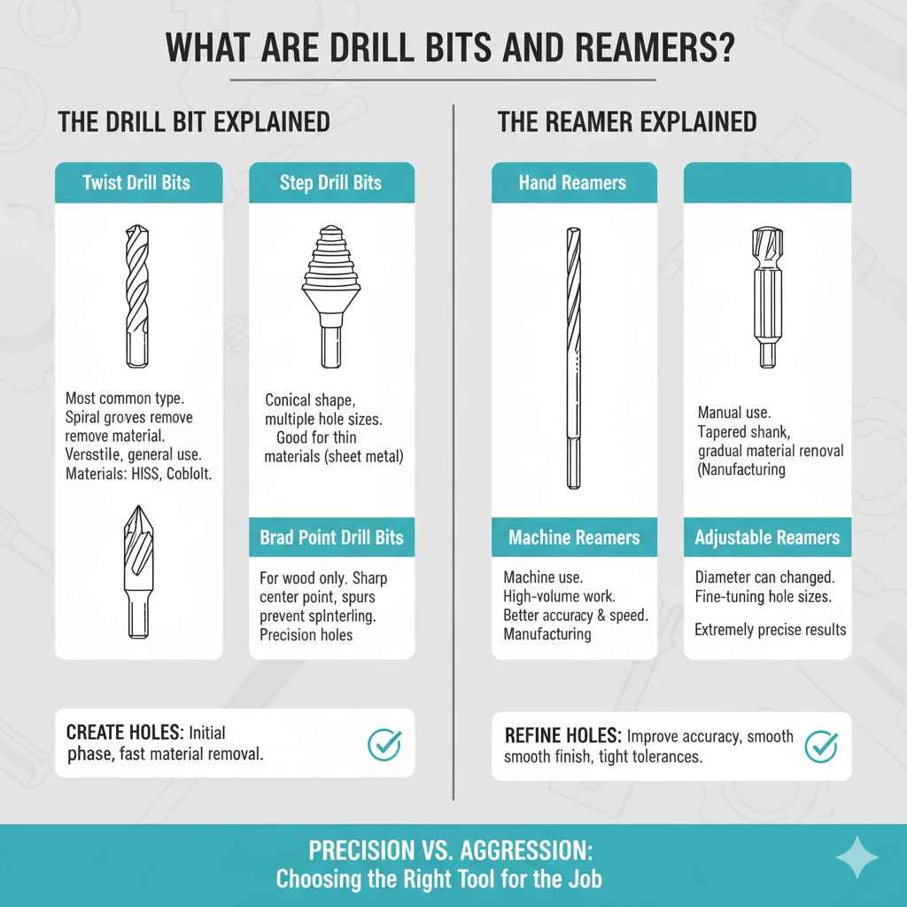 What Are Drill Bits and Reamers