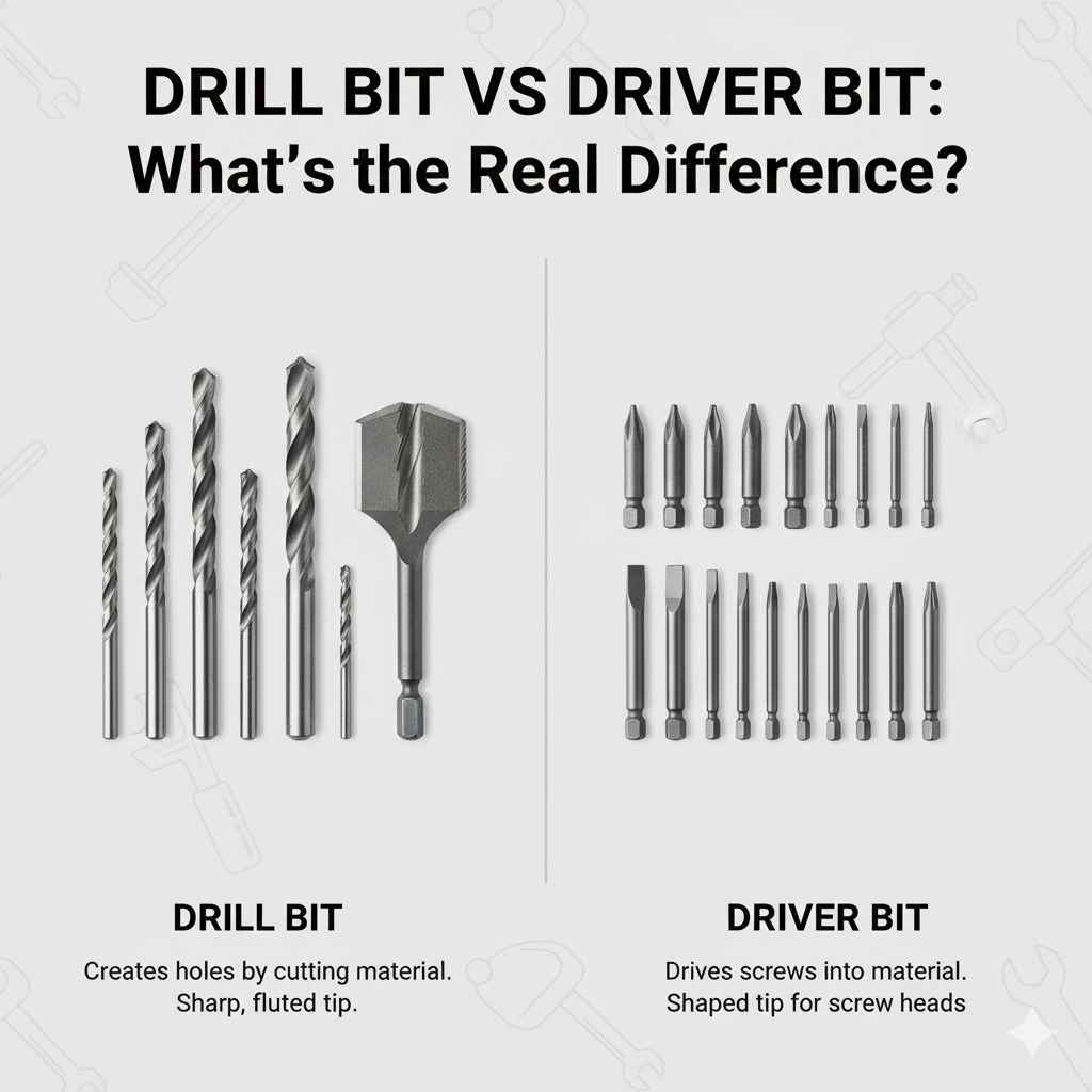 Drill Bit vs Driver Bit
