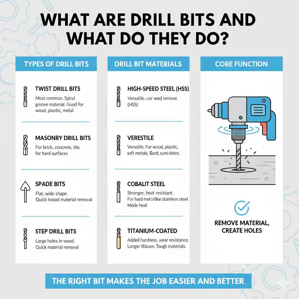 What are Drill Bits and What Do They Do