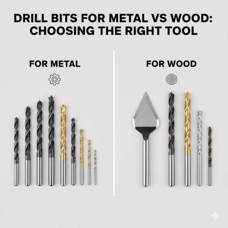 Drill Bits for Metal vs Wood