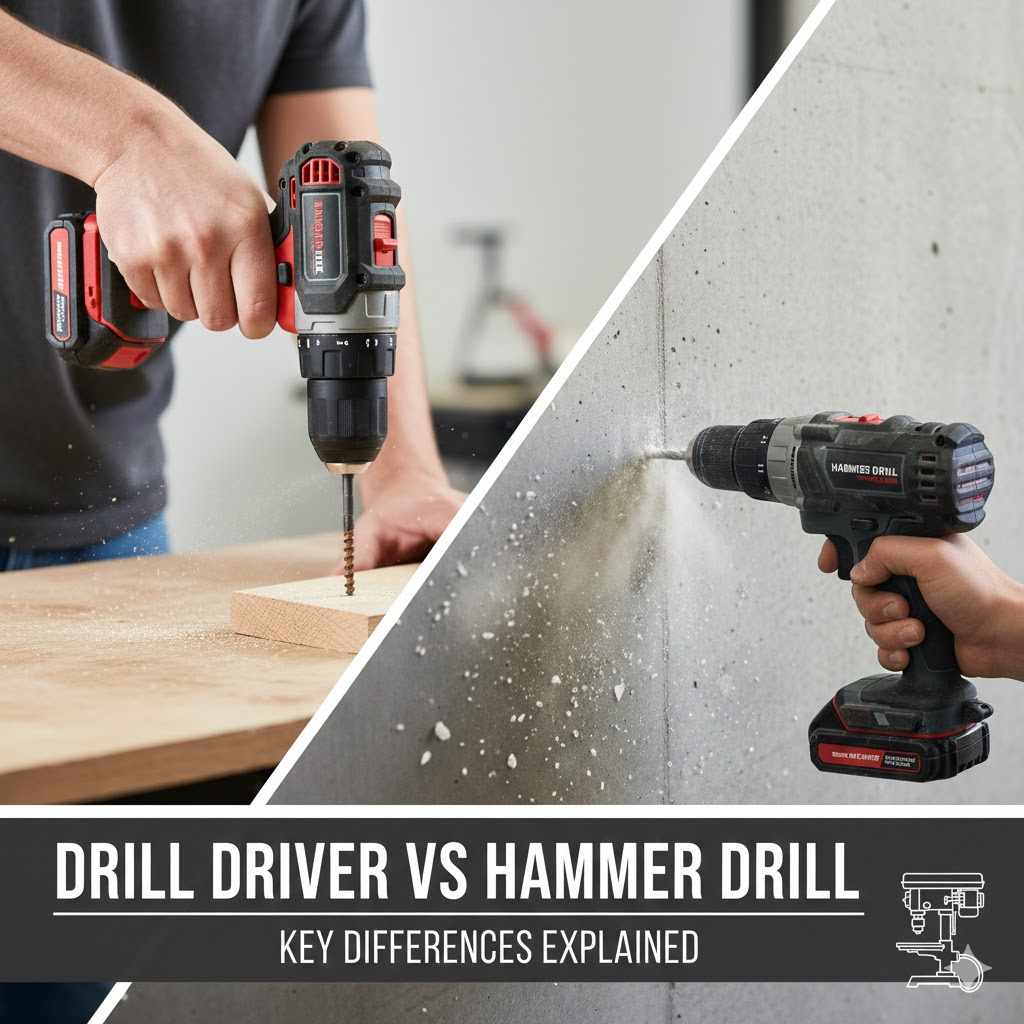 Drill Driver vs Hammer Drill