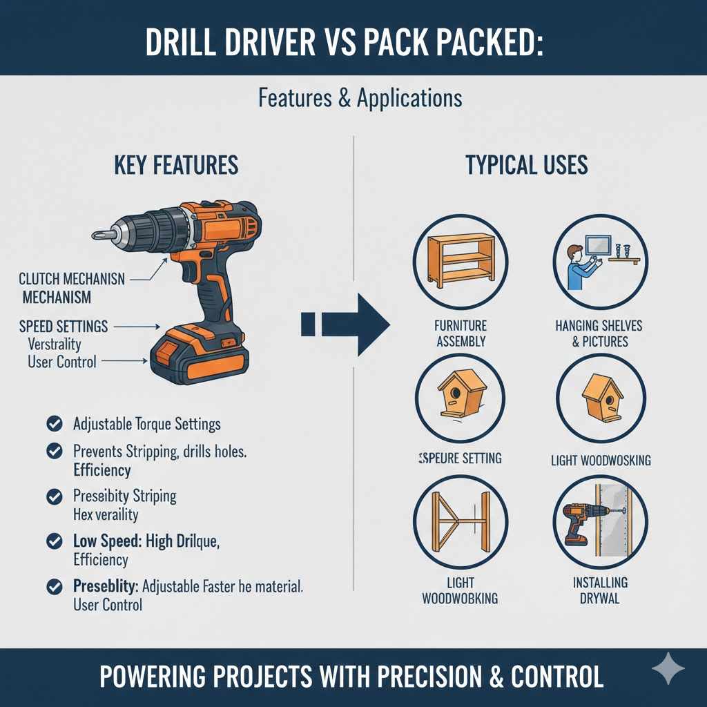Drill Drivers and Their Typical Uses