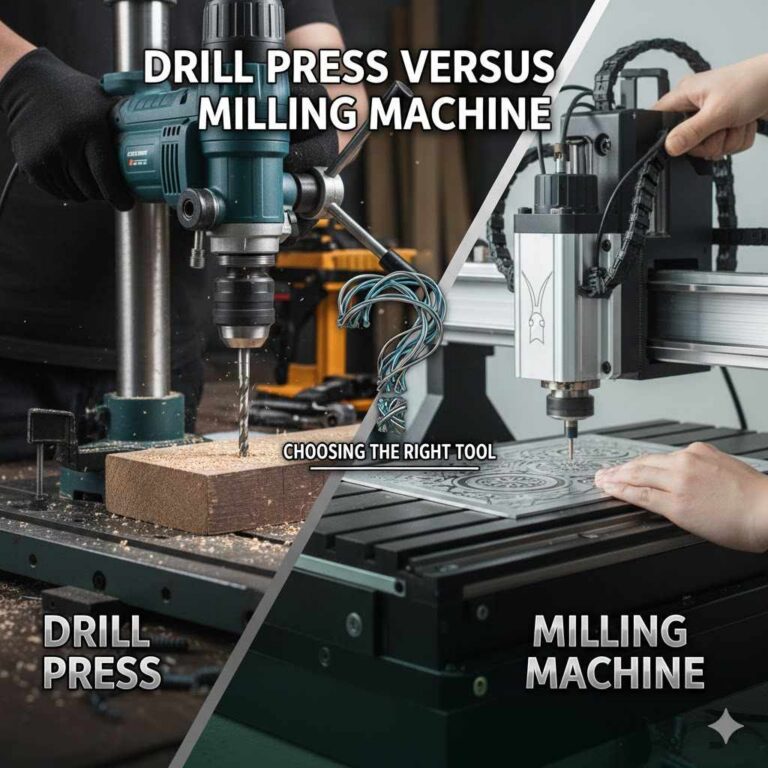 Drill Press Versus Milling Machine Choosing the Right Tool