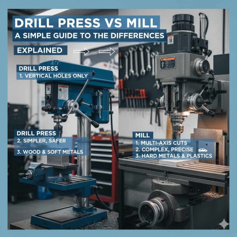 Drill Press vs Mill
