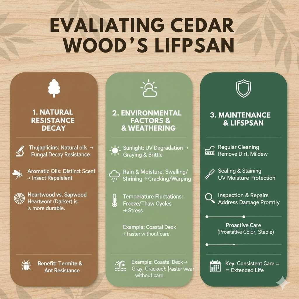 Evaluating Cedar Wood’s Lifespan