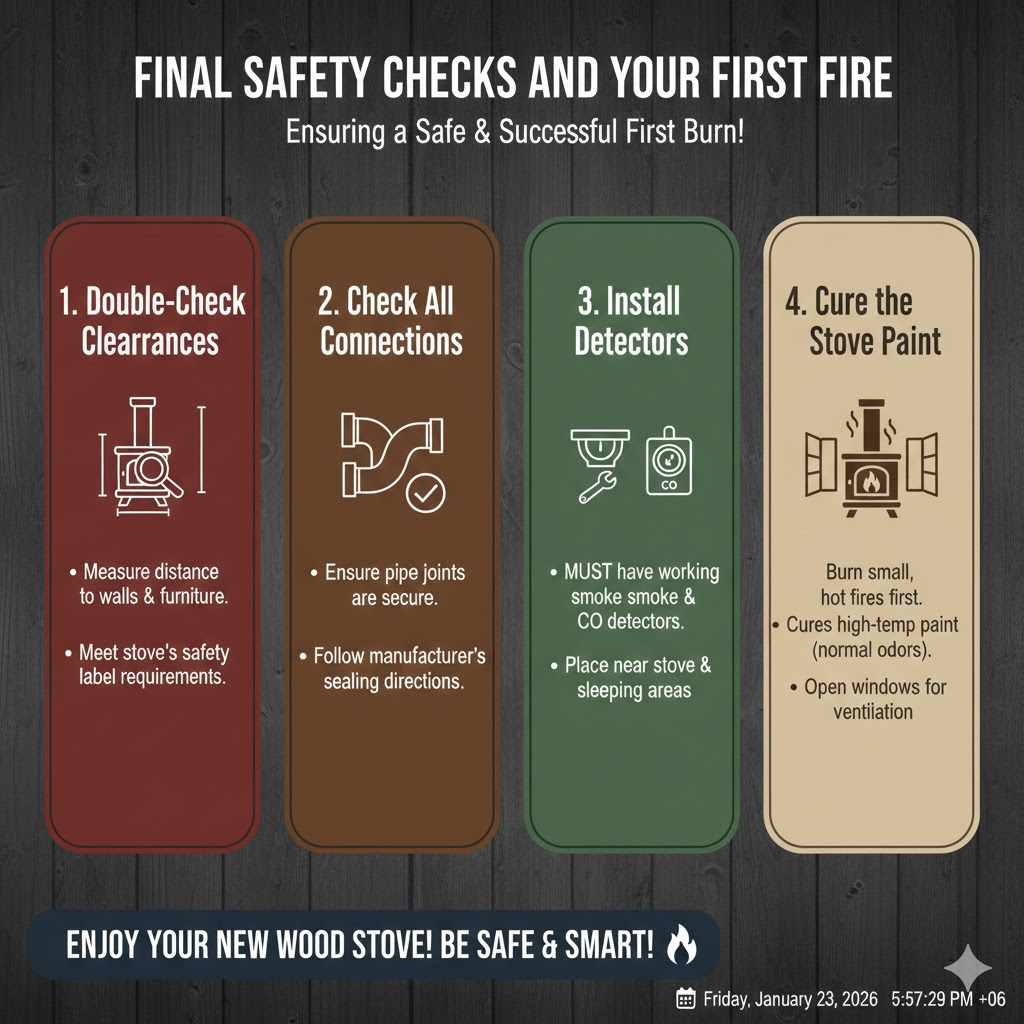 Final Safety Checks and Your First Fire