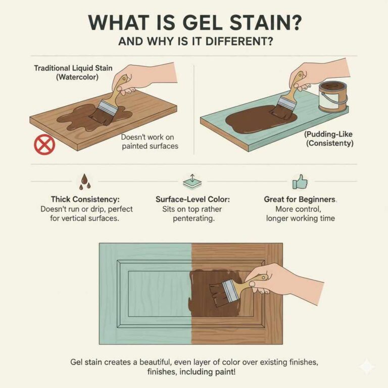 Can You Gel Stain Over Paint? Yes