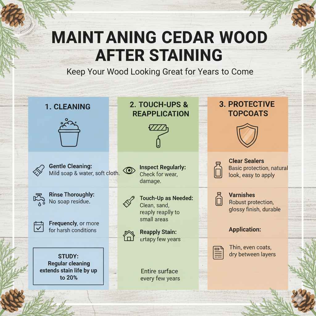 Maintaining Cedar Wood After Staining