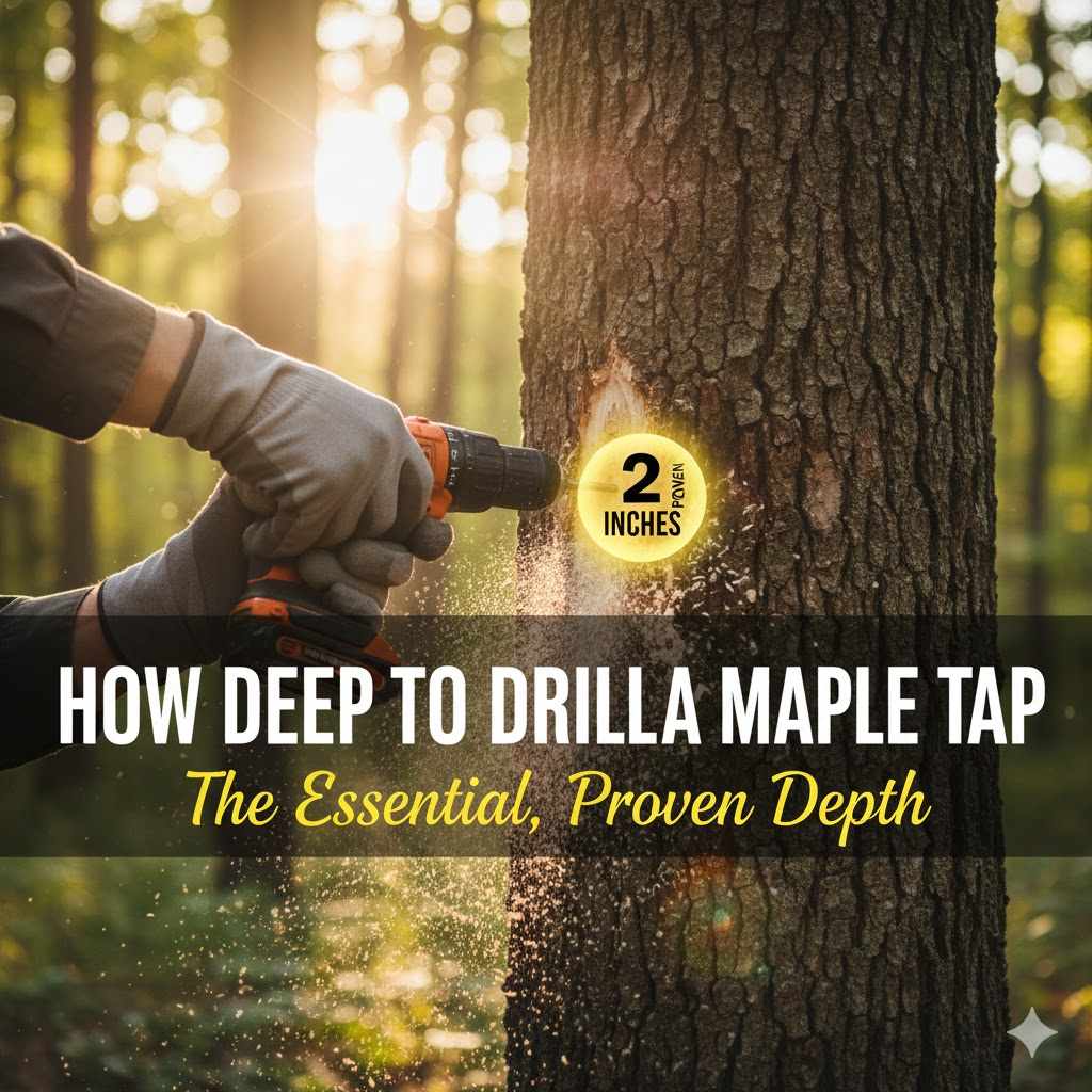 How Deep To Drill A Maple Tap (1)