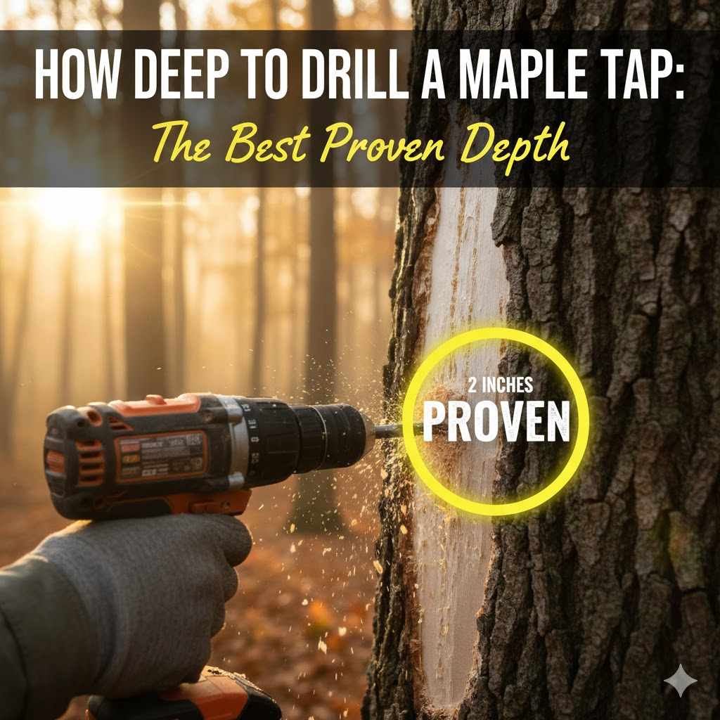 How Deep To Drill A Maple Tap