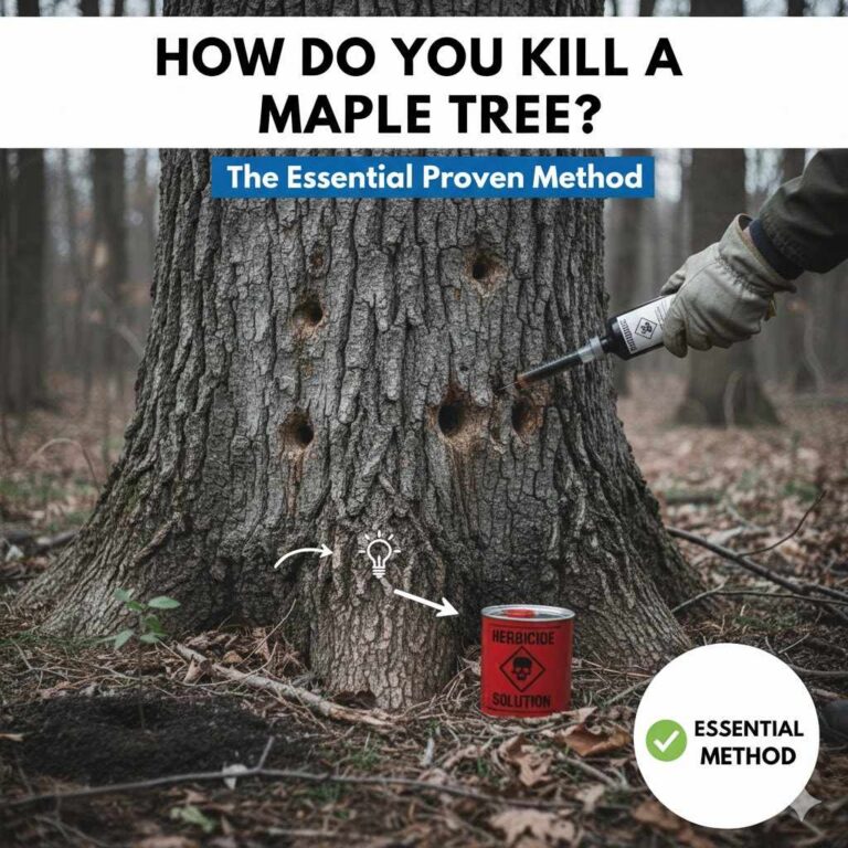 How Do You Kill A Maple Tree