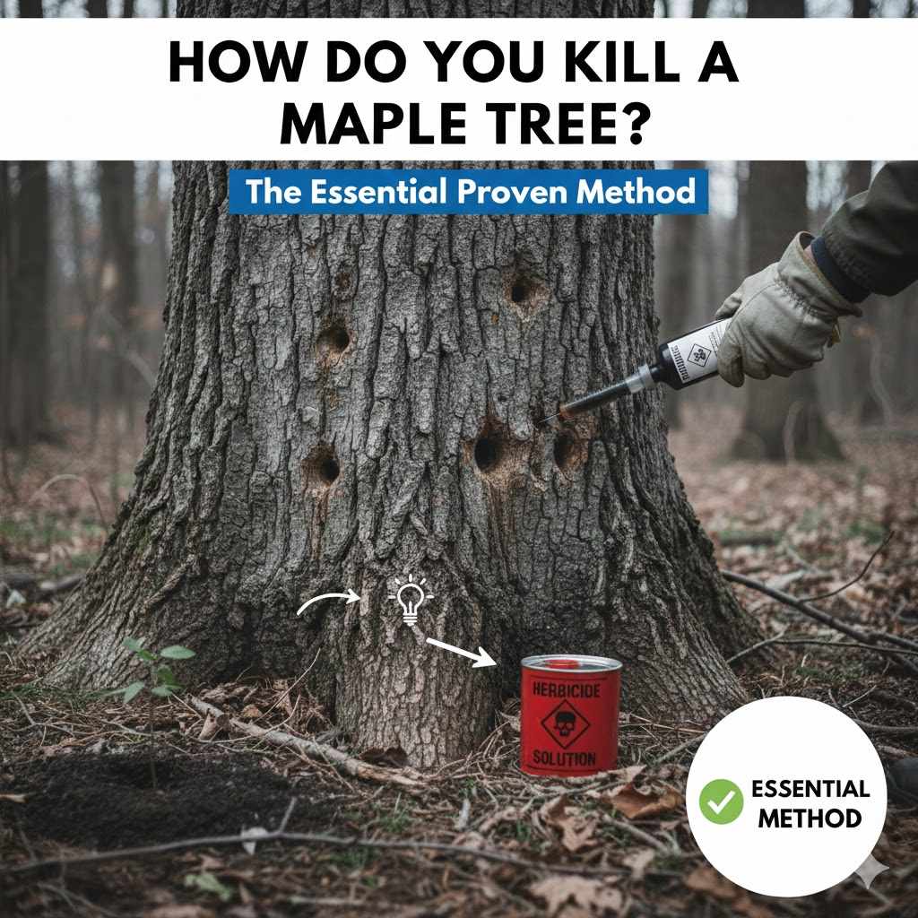 How Do You Kill A Maple Tree