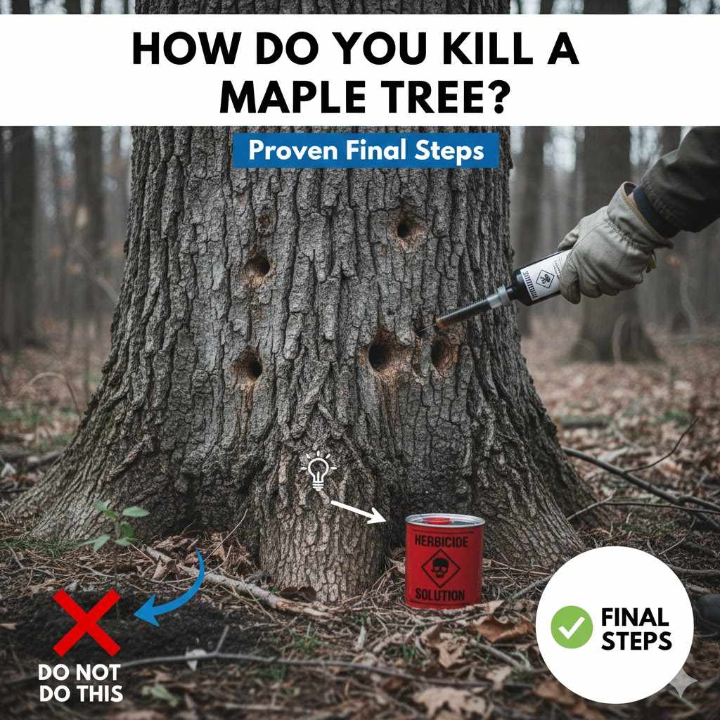 How Do You Kill a Maple Tree