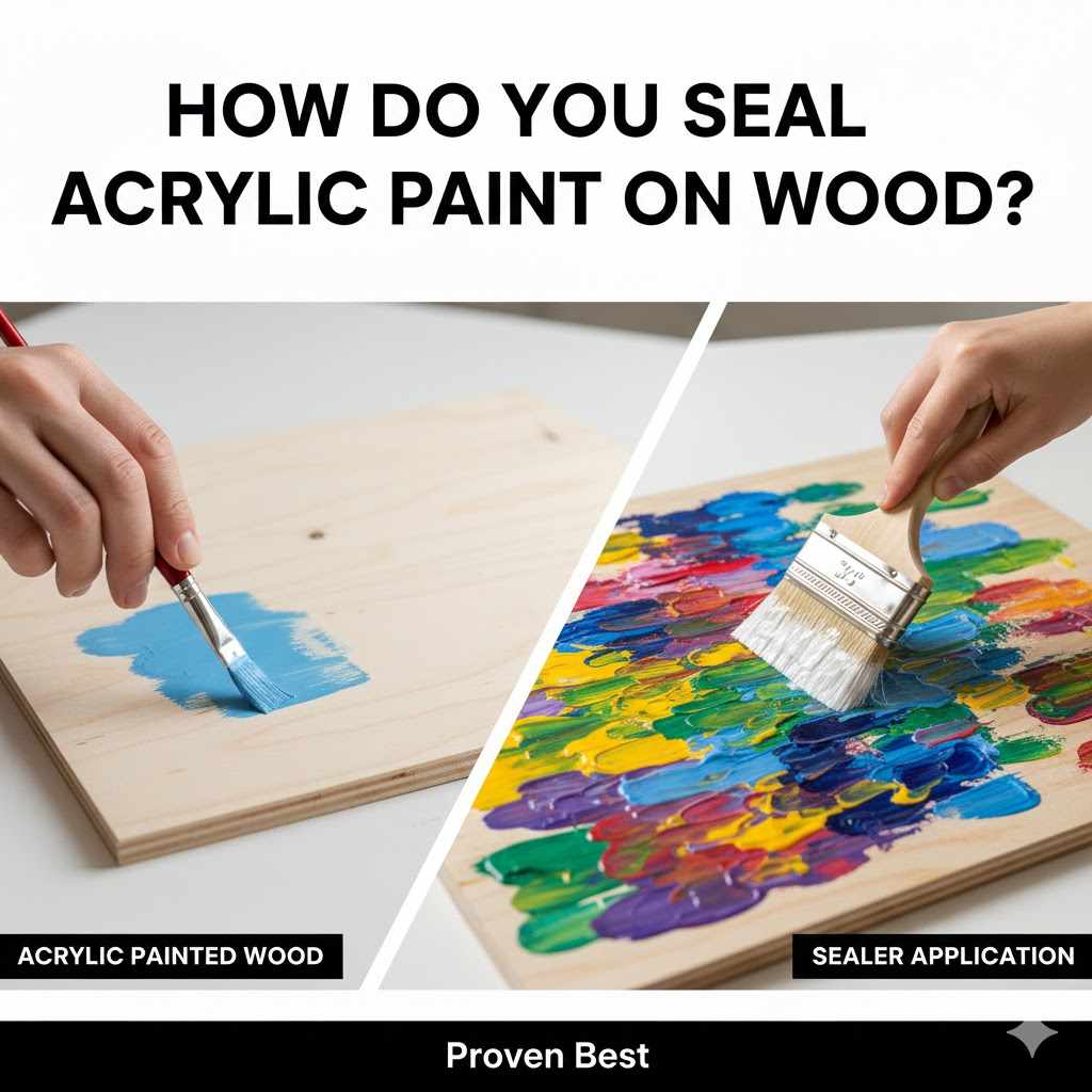 How Do You Seal Acrylic Paint on Wood